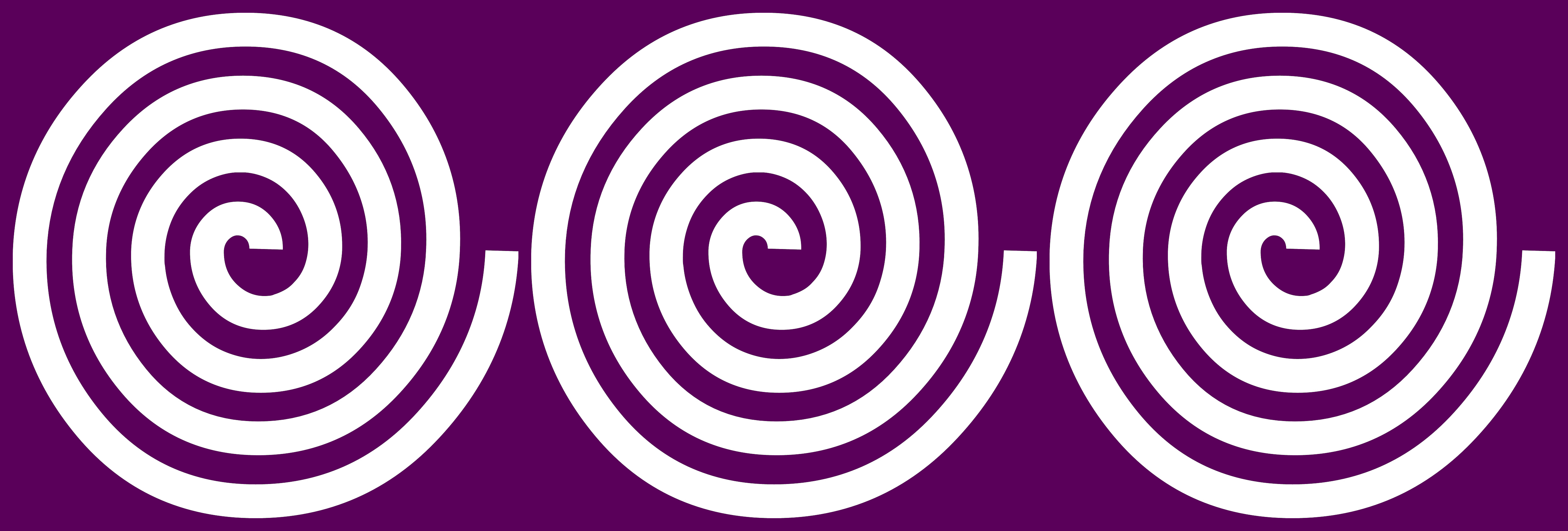 Triple Gyrus Core logo: 3 white spirals on a purple background flowing left to right